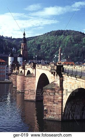 Old Bridge over River Neckar Heidelberg Germany View Large Photo Image Stock Photo - Old Bridge over River Neckar Heidelberg Germany. Fotosearch