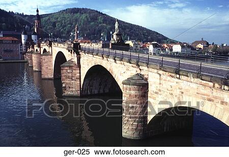 Old Bridge over River Neckar Heidelberg Germany View Large Photo Image Stock Photography - Old Bridge over River Neckar Heidelberg Germany. Fotosearch