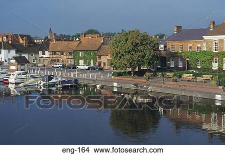Old Riverside Street Henley UK View Large Photo Image Picture - Old Riverside Street Henley UK. Fotosearch