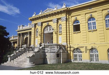 Ornate Building at the Szechenyi Baths Budapest Hungary View Large Photo Image Stock Image - Ornate Building at the Szechenyi Baths Budapest Hungary. Fotosearch