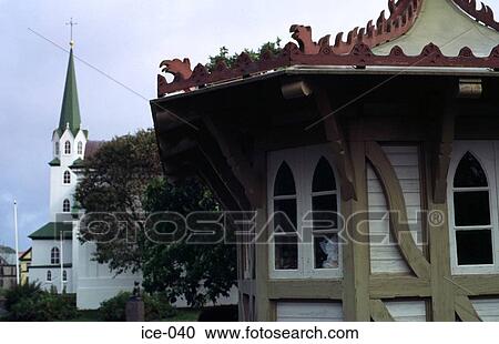 Ornate Roof and Nearby Church View Large Photo Image Stock Image - Ornate Roof and Nearby Church. Fotosearch