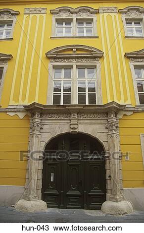 Painted Facade Sopron Hungary View Large Photo Image Stock Image - Painted Facade Sopron Hungary. Fotosearch