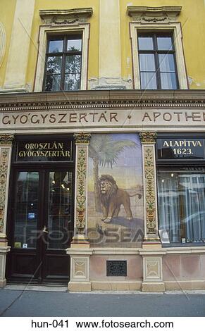 Painted Shop Front Sopron Hungary View Large Photo Image Stock Image - Painted Shop Front Sopron Hungary. Fotosearch