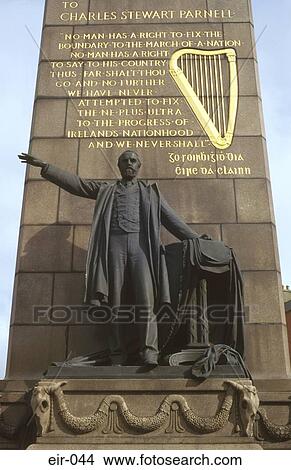 Picture - Parnell Monument O'Connell Street Dublin. Fotosearch