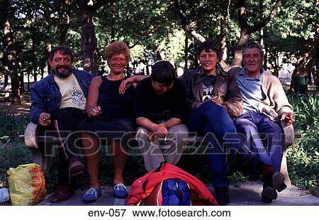 People on a Park Bench South Africa View Large Photo Image Stock Photo - People on a Park Bench South Africa. Fotosearch