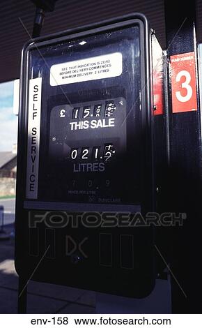 Petrol Pump UK View Large Photo Image Stock Photo - Petrol Pump UK. Fotosearch