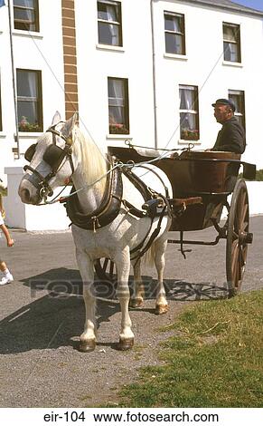 Picture - Pony and Trap Isle of Aran Eire. Fotosearch