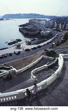 Promenade Overlooking Bay The Hoe Plymouth England View Large Photo Image Stock Photograph - Promenade Overlooking Bay The Hoe Plymouth England. Fotosearch