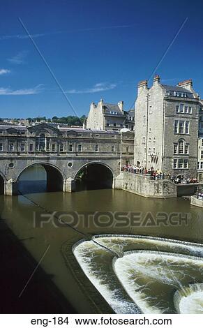 Pulteney Bridge Bath UK View Large Photo Image Picture - Pulteney Bridge Bath UK. Fotosearch