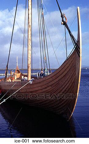 Reproduction 'Viking' Longboat Reykjavik Iceland View Large Photo Image Stock Image - Reproduction 'Viking' Longboat Reykjavik Iceland. Fotosearch