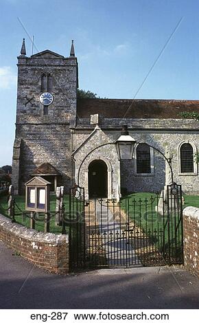 'Restored' Medieval Stone Church Wessex England View Large Photo Image Stock Photo - 'Restored' Medieval Stone Church Wessex England. Fotosearch