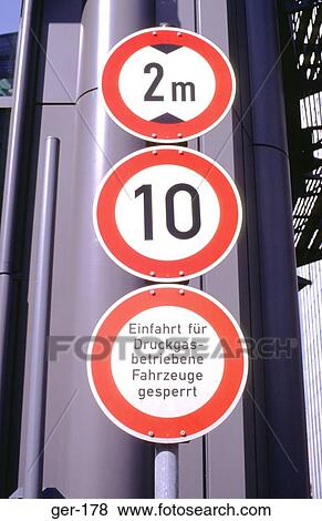 Road Signs Frankfurt Germany View Large Photo Image Stock Photo - Road Signs Frankfurt Germany. Fotosearch
