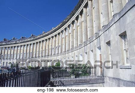 Stock Photo - Royal Crescent Bath. Fotosearch