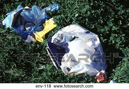 Rubbish Thrown on Grass View Large Photo Image Stock Photo - Rubbish Thrown on Grass. Fotosearch