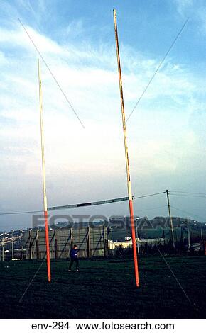 Rugby Goal Posts in a Playing Field View Large Photo Image Picture - Rugby Goal Posts in a Playing Field. Fotosearch