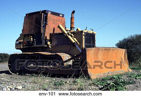 Rusting Bulldozer View Large Photo Image Stock Image - Rusting Bulldozer. Fotosearch
