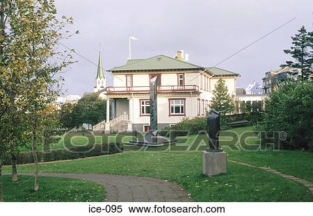 Sculpture Garden in a Churchyard Reykjavik Iceland View Large Photo Image Stock Photography - Sculpture Garden in a Churchyard Reykjavik Iceland. Fotosearch