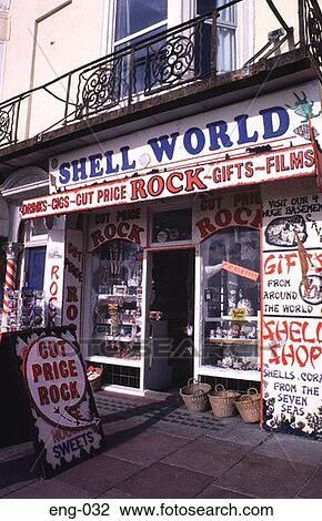 Shell World Shop Brighton England UK View Large Photo Image Stock Image - Shell World Shop Brighton England UK. Fotosearch