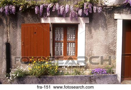 Shuttered Window Chinon France View Large Photo Image Stock Image - Shuttered Window Chinon France. Fotosearch