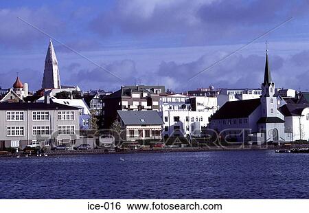 Skyline of Reykjavik Iceland View Large Photo Image Stock Photograph - Skyline of Reykjavik Iceland. Fotosearch