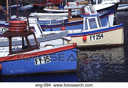Small Boats in Mevagissey Harbour England UK View Large Photo Image Picture - Small Boats in Mevagissey Harbour England UK. Fotosearch