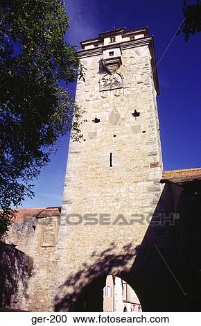 Spital Tower Rothenburg Germany View Large Photo Image Stock Image - Spital Tower Rothenburg Germany. Fotosearch