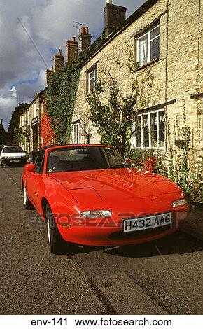 Sports Car in Cotswolds Village UK View Large Photo Image Stock Image - Sports Car in Cotswolds Village UK. Fotosearch