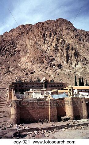St Catherine's Monastery Sinai Egypt Africa View Large Photo Image Stock Image - St Catherine's Monastery Sinai Egypt Africa. Fotosearch