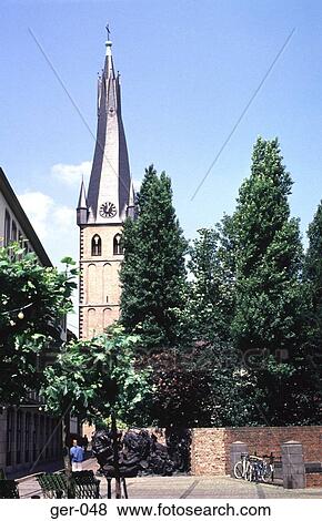 St Lambeitus Church Dusseldorf View Large Photo Image Stock Photo - St Lambeitus Church Dusseldorf. Fotosearch