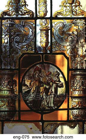 Stained Glass Window Warwick Castle England UK View Large Photo Image Stock Photography - Stained Glass Window Warwick Castle England UK. Fotosearch