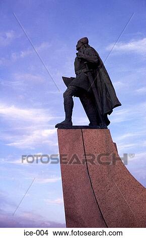 Statue of a Viking Explorer Reykjavik Iceland View Large Photo Image Picture - Statue of a Viking Explorer Reykjavik Iceland. Fotosearch