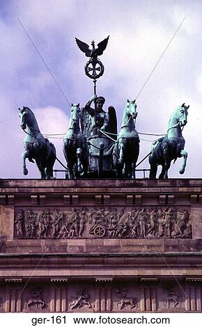 Statue of Chariot on Brandenburg Gate Berlin Germany View Large Photo Image Stock Image - Statue of Chariot on Brandenburg Gate Berlin Germany. Fotosearch