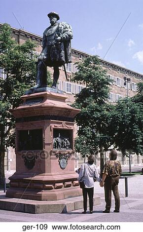 Statue of Man in Medieval Dress Stuttgart German View Large Photo Image Stock Photo - Statue of Man in Medieval Dress Stuttgart German. Fotosearch