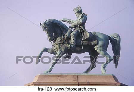 Stock Photo - Statue of Napoleon Cherbourg France. Fotosearch