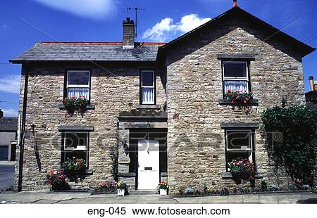 Stone Built House Yorkshire England UK View Large Photo Image Stock Photography - Stone Built House Yorkshire England UK. Fotosearch