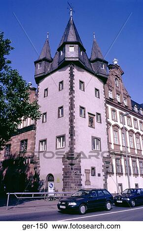 Stone Tower (now History Museum) Frankfurt Germany View Large Photo Image Stock Image - Stone Tower (now History Museum) Frankfurt Germany. Fotosearch