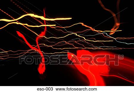 Streaks of Yellow and Red Light View Large Photo Image Stock Image - Streaks of Yellow and Red Light. Fotosearch