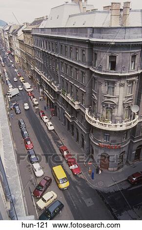 Street Scene Budapest Hungary View Large Photo Image Stock Image - Street Scene Budapest Hungary. Fotosearch