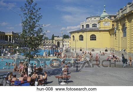 Stock Photo - Szechenyi Baths Budapest Hungary. Fotosearch