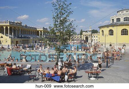Stock Photo - Szechenyi Baths Budapest Hungary. Fotosearch