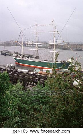 Tall Ship in Dock Hamburg Germany View Large Photo Image Stock Photography - Tall Ship in Dock Hamburg Germany. Fotosearch