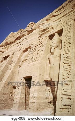 Temple of Rameses II Abu Simbel Egypt Africa View Large Photo Image Stock Photo - Temple of Rameses II Abu Simbel Egypt Africa. Fotosearch