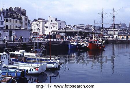 The Barbican Harbour Plymouth Devon England UK View Large Photo Image Stock Photo - The Barbican Harbour Plymouth Devon England UK. Fotosearch