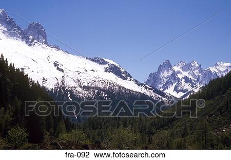 Stock Image - The French Alps. Fotosearch