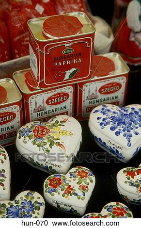 Tins of Paprika Szentendre Hungary View Large Photo Image Stock Image - Tins of Paprika Szentendre Hungary. Fotosearch