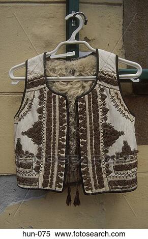 Traditional Embroidered Waistcoat Szentendre Hungary View Large Photo Image Stock Photography - Traditional Embroidered Waistcoat Szentendre Hungary. Fotosearch