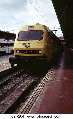 Train in Station Germany View Large Photo Image Picture - Train in Station Germany. Fotosearch