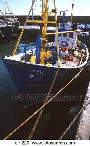 Stock Image - Trawler Dunmore East Ireland. Fotosearch
