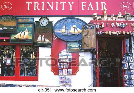 Stock Image - Trinity Fair Chandler Antique Shop. Fotosearch