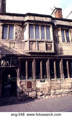 Tudor Stone House Glastonbury Somerset England View Large Photo Image Stock Photo - Tudor Stone House Glastonbury Somerset England. Fotosearch